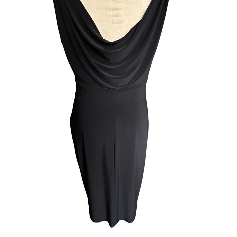 Jones New York Women’s Black Sheath Sleeveless Stretch Lined Dress Size 10 - Picture 9 of 13